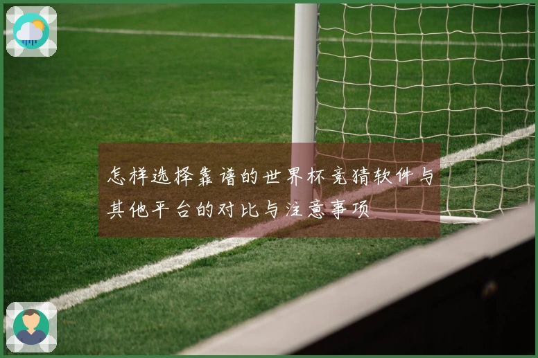 怎样选择靠谱的世界杯竞猜软件与其他平台的对比与注意事项